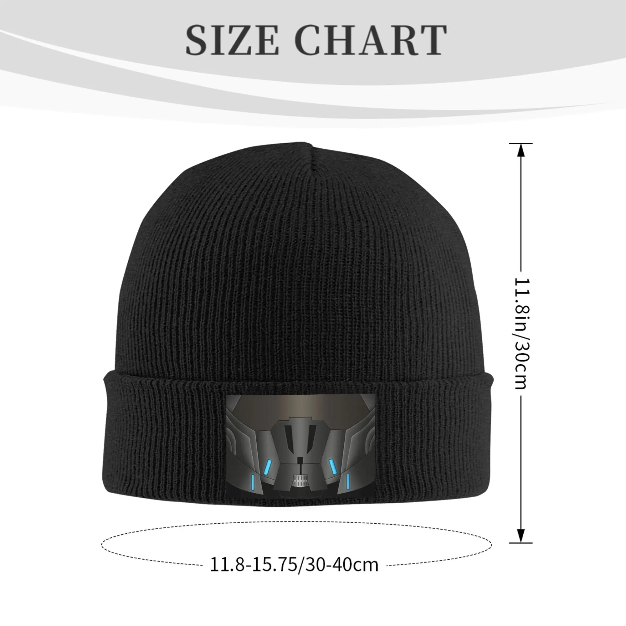 Custom N7 Mass Effect  Bonnet Hats  Street Knitted Hat For Women Men Autumn Winter Warm Play Gaming Skullies Beanies Caps