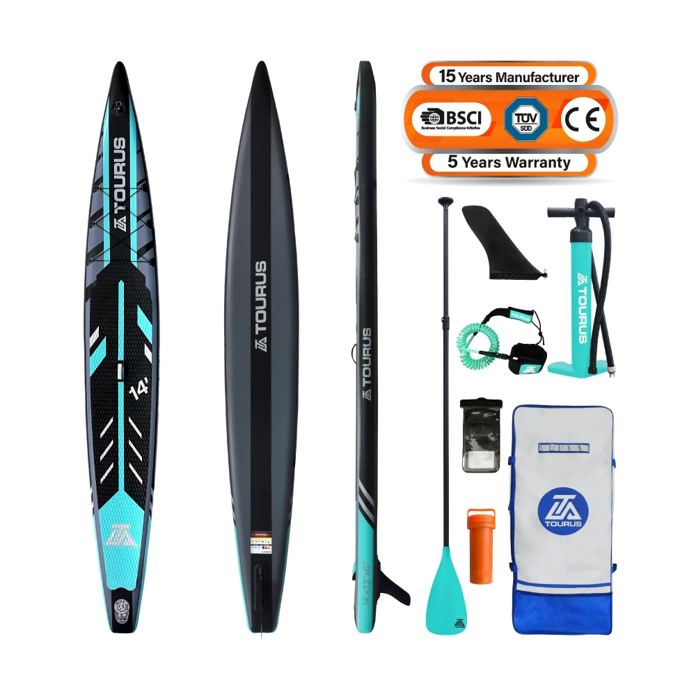 

Доска Paddle Bord Race Board 14 Надувной серфинг для гонок 14 дюймов