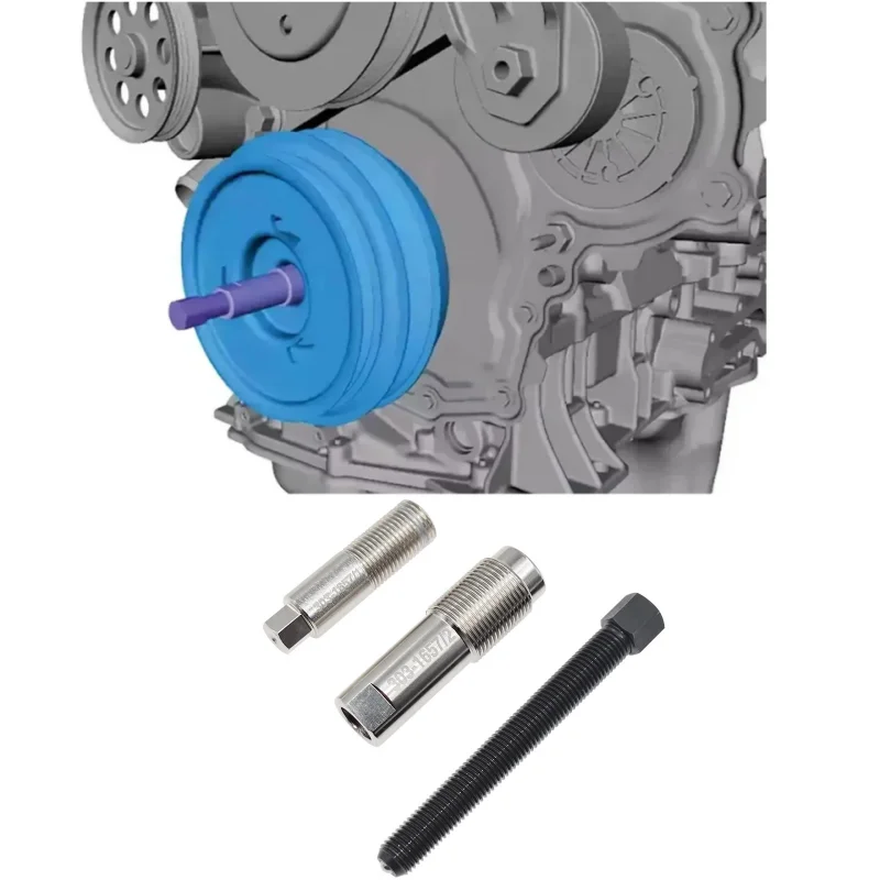 Car Crankshaft Pulley Removal Tool For Ford Ranger 2.0L Engine 303-1657