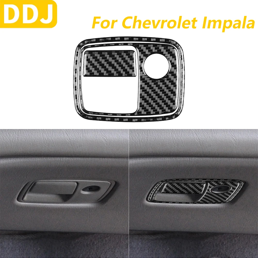 

For Chevrolet Impala 2000-2004 Carbon Fiber Window Lift Switch Button Control Panel Cover Trim Car Accessories Interior Sticker