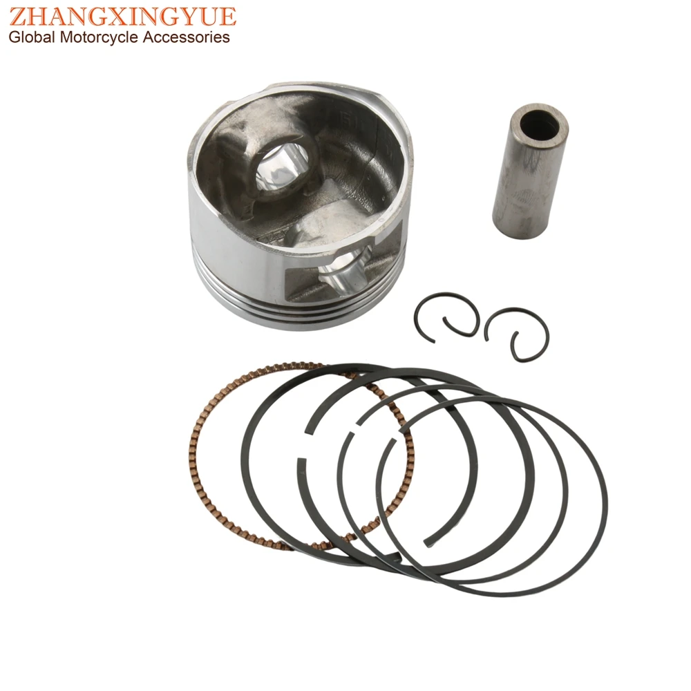 Scooter Piston Kit For Honda PS125 SH125 Ses Dylan Nes Pes S-Wing Pantheon FES Sh 125cc 13011KGF910 13101KGF910 52.4mm /14mm