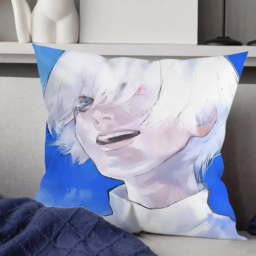 T-Tokyo Ghouls Pillow Case Cushion Cover Soft Cute Throw Pillow Case For Car Sofa Pillowcase Polyester With