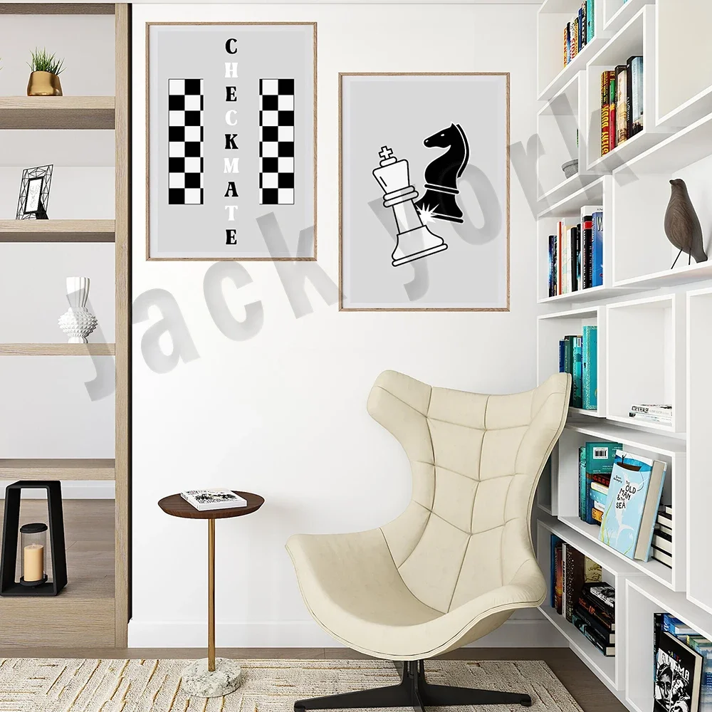 Trendy retro poster, lucky, dice, chess king and king, red lips print, Cowgirl Poster, Box, Checkerboard Wall Art, Home Decor