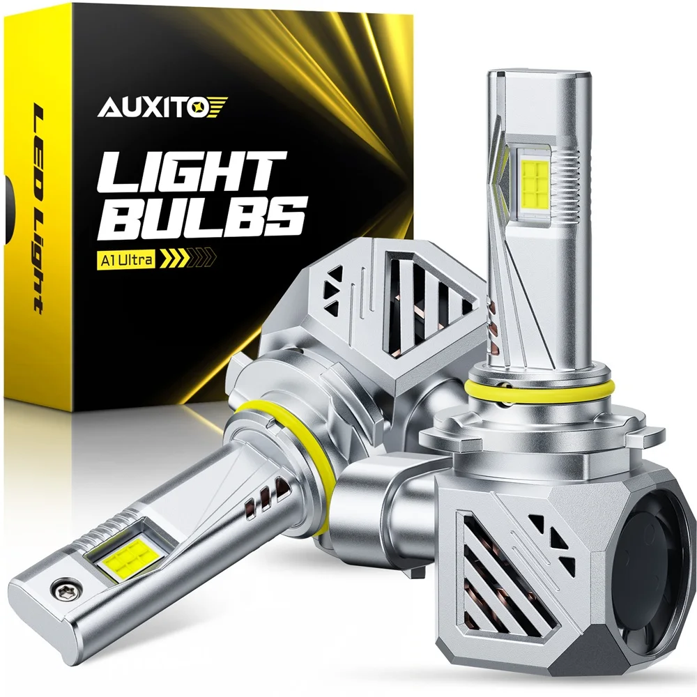 

2 шт. AUXITO 25000LM 80W HB4 9006 светодиодные фары Ultra Lights Turbo Canbus для Mercedes Ford BMW VW Car Super White High Power 12V