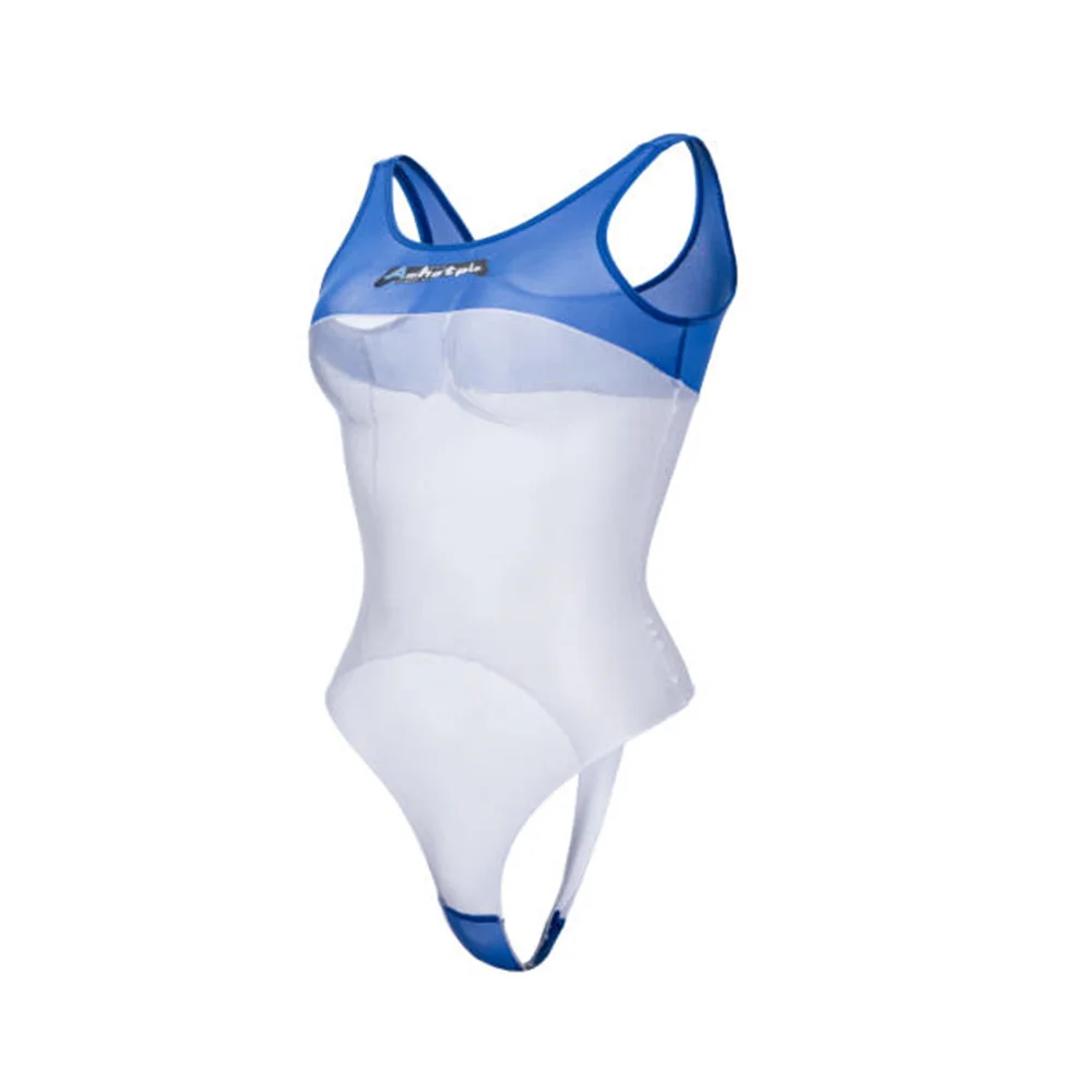 Damen Sexy Schwarzer Transparenter Mesh-Badeanzug mit Ausschnitten, Einteiliger Badeanzug, Sommer-Strandmode, Rückenfreier Monokini, Durchsichtig – Detail 13