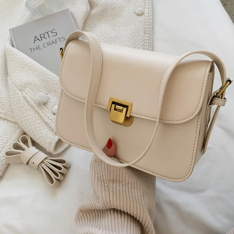 Temperament One-shoulder Bag Women's Messenger Fashion Simple Crossbody For Women Leather Handbags High Quality Luxury Exquisite