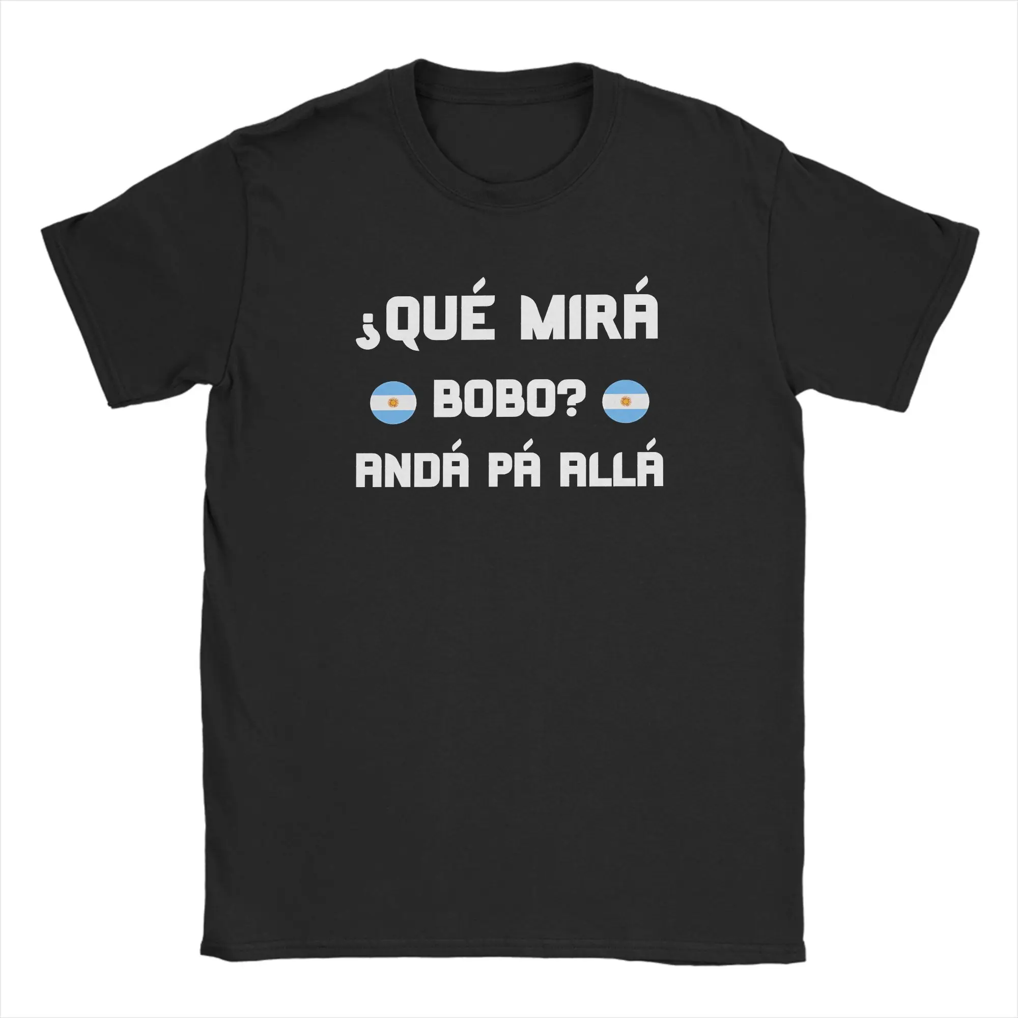 Men Que Miras Bobo Messi T Shirts  100 Cotton Tees Beach Streetwear Short Sleeves T Shirt O Neck Hip Hop Pattern Tshirt,