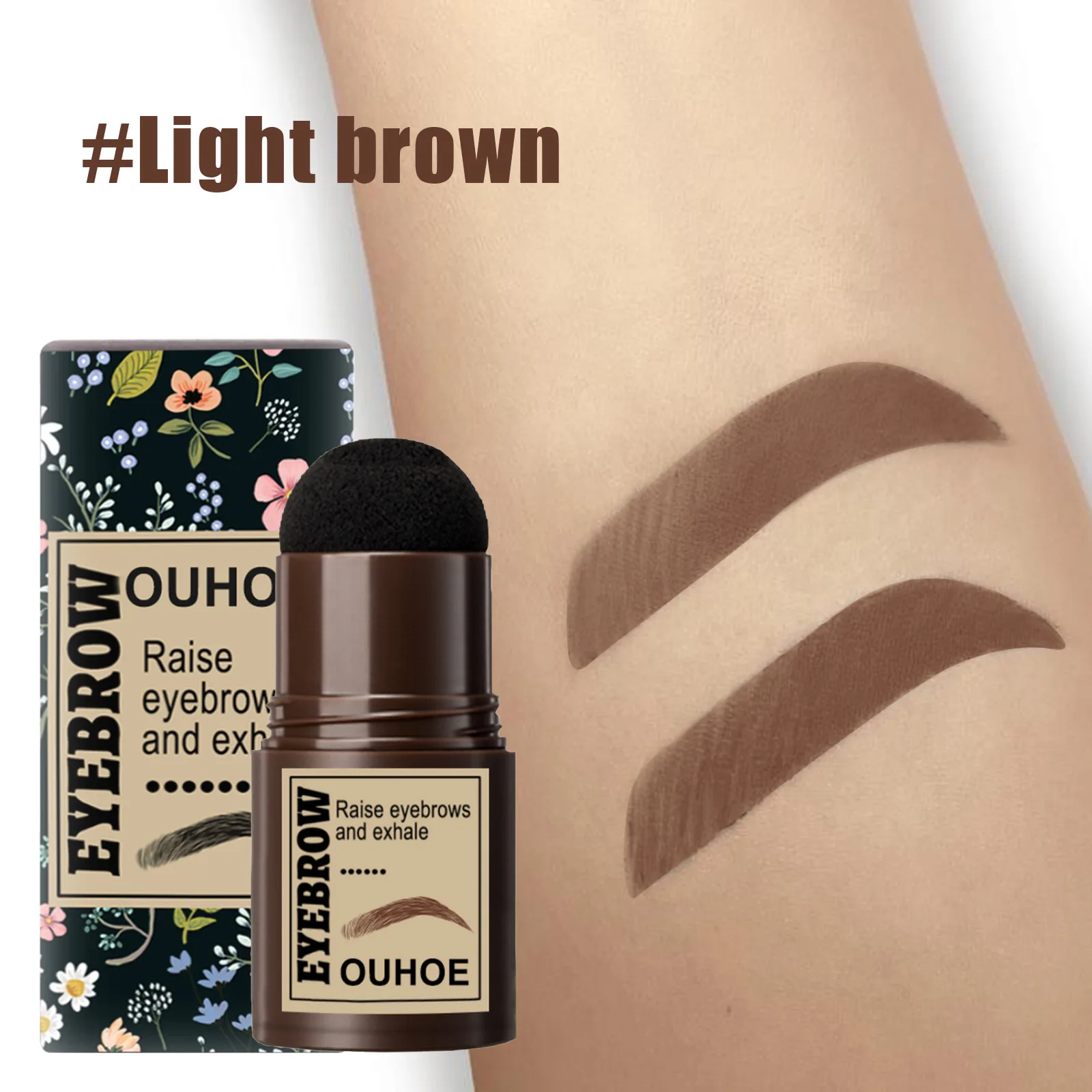 Eyebrow Stamp Stencil Tint Cosmetics Eyebrow Stamp Waterproof Long-Lasting Natural Eyebrow Mark Eyebrow Contour Stick 3 Colors