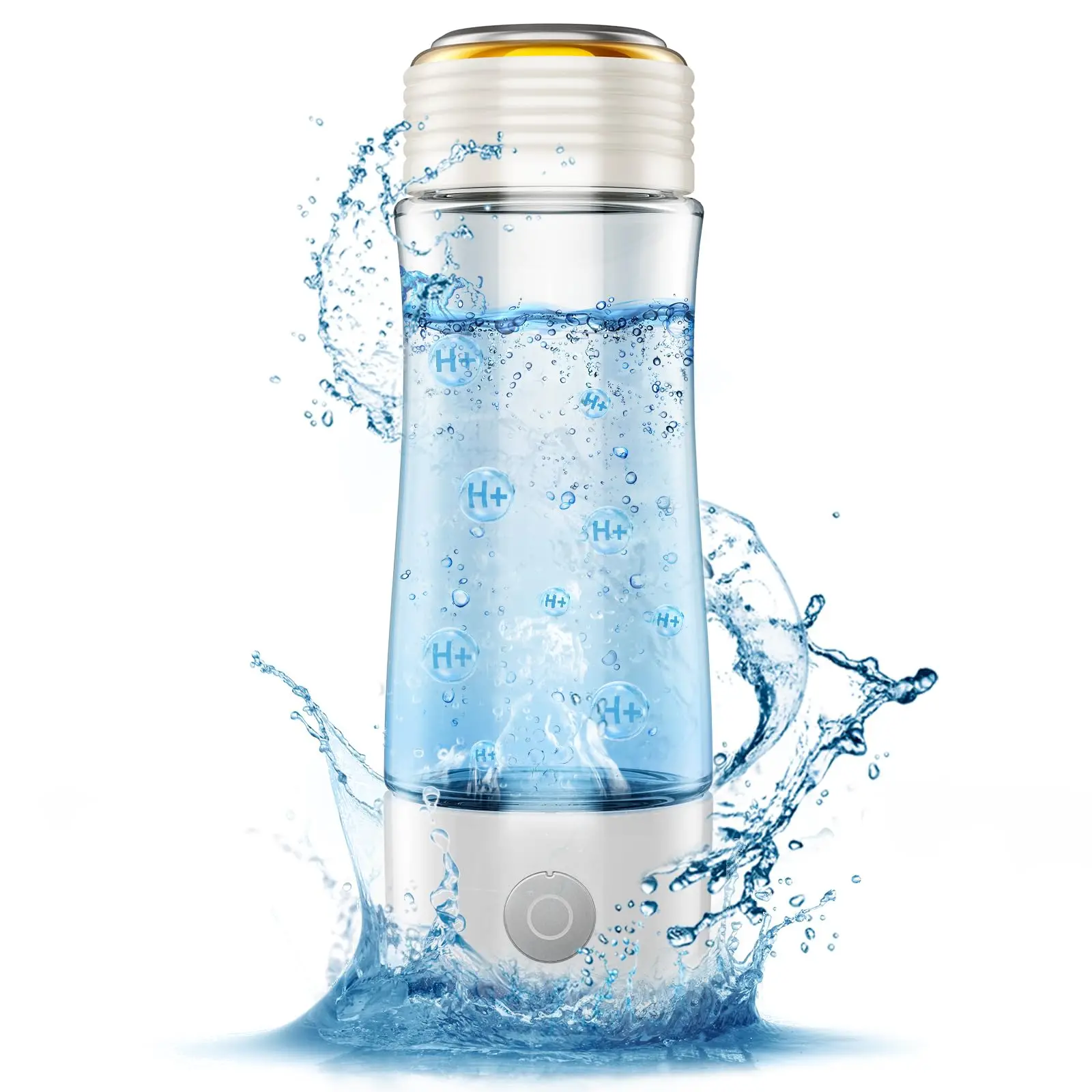 

Portable USB Charge Hydrogen Water Generators Glass H2 Water Maker Rich Hydrogen Water Bottle 400ml Hydrogen Cup