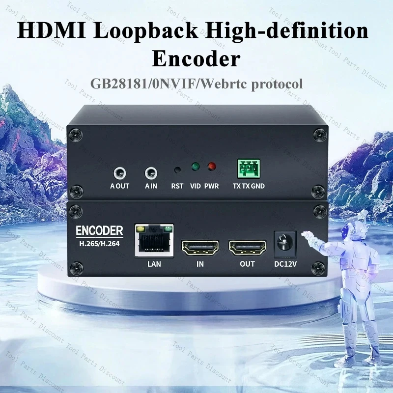 VGA To ONVIF Encoder H.265/H.264 Computer/Cash Register/Cashier Screen Recorder NVR