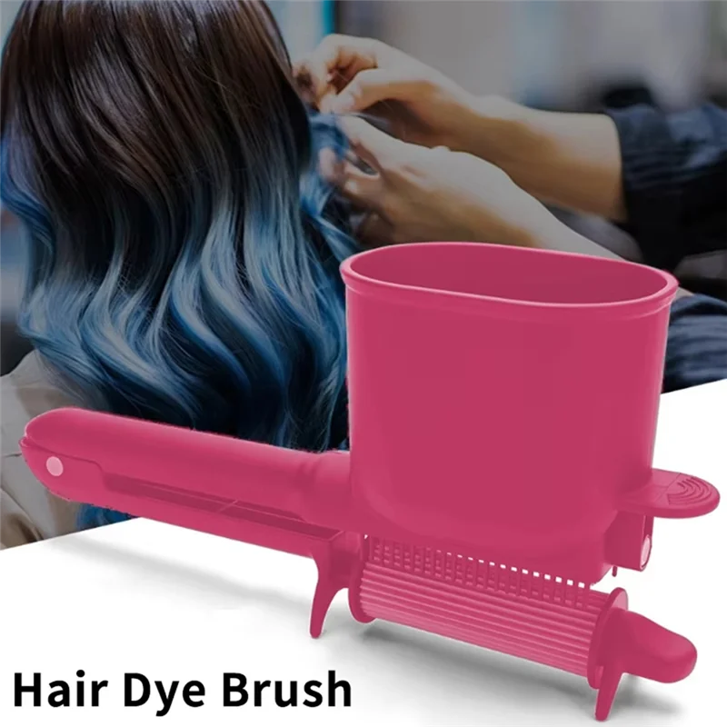 A47F-Roller Comb Applicator Hair Coloring 2-In-1 Dye Salon Hair Care Hairdressing Tool For Salon Or Home Use - Image 2
