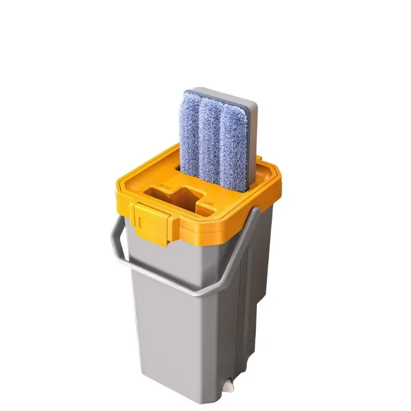 Set Microfiber Mops Bucket Cleaner Floor Mops Replacement Pads Squeeze Trapeador Giratorio Microfibra Cleaning Tools WK50TB