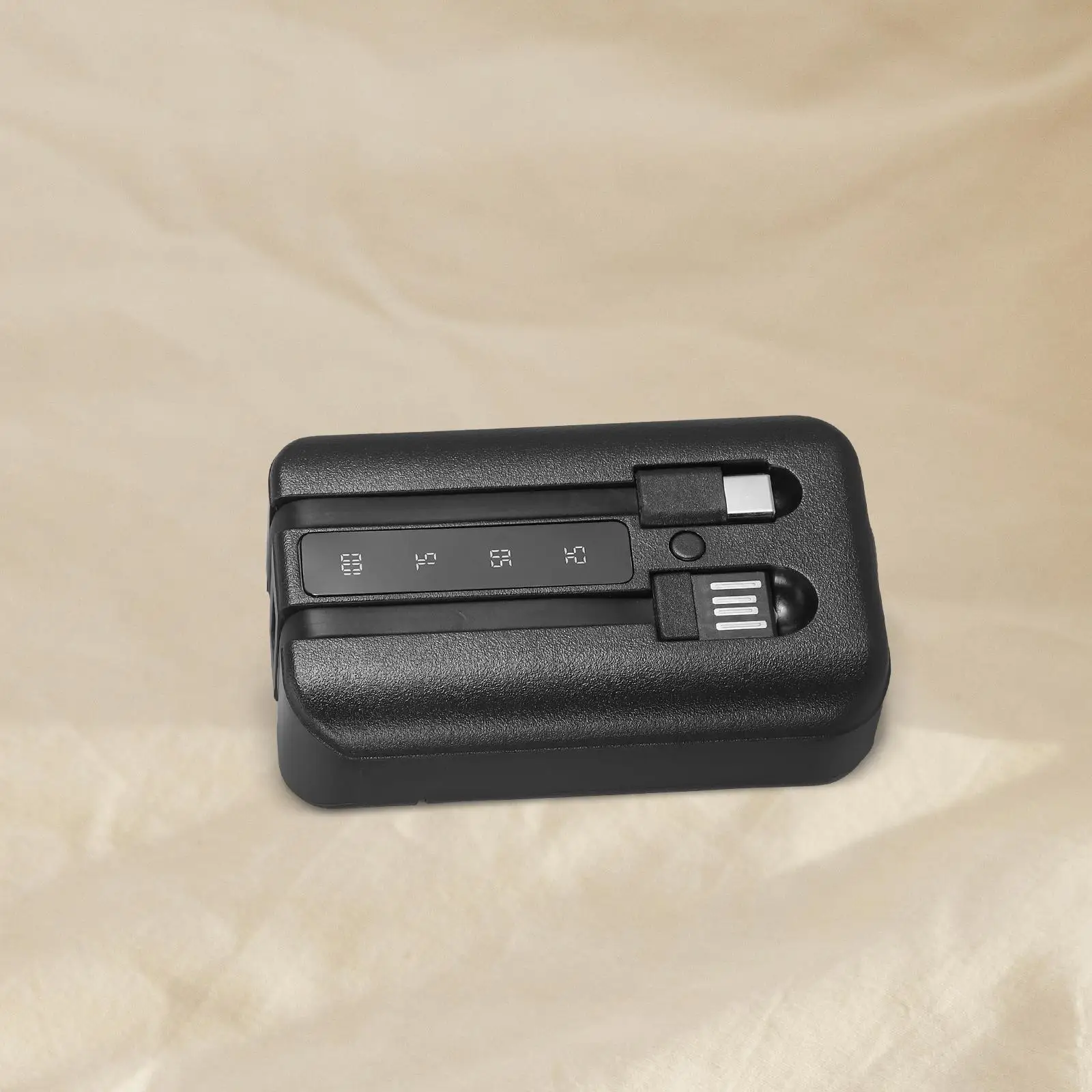 Mobile Power Storage Black Abs Fake Safe Hidden Compartment Security Lock Jewelry Organizer Secret Diversion