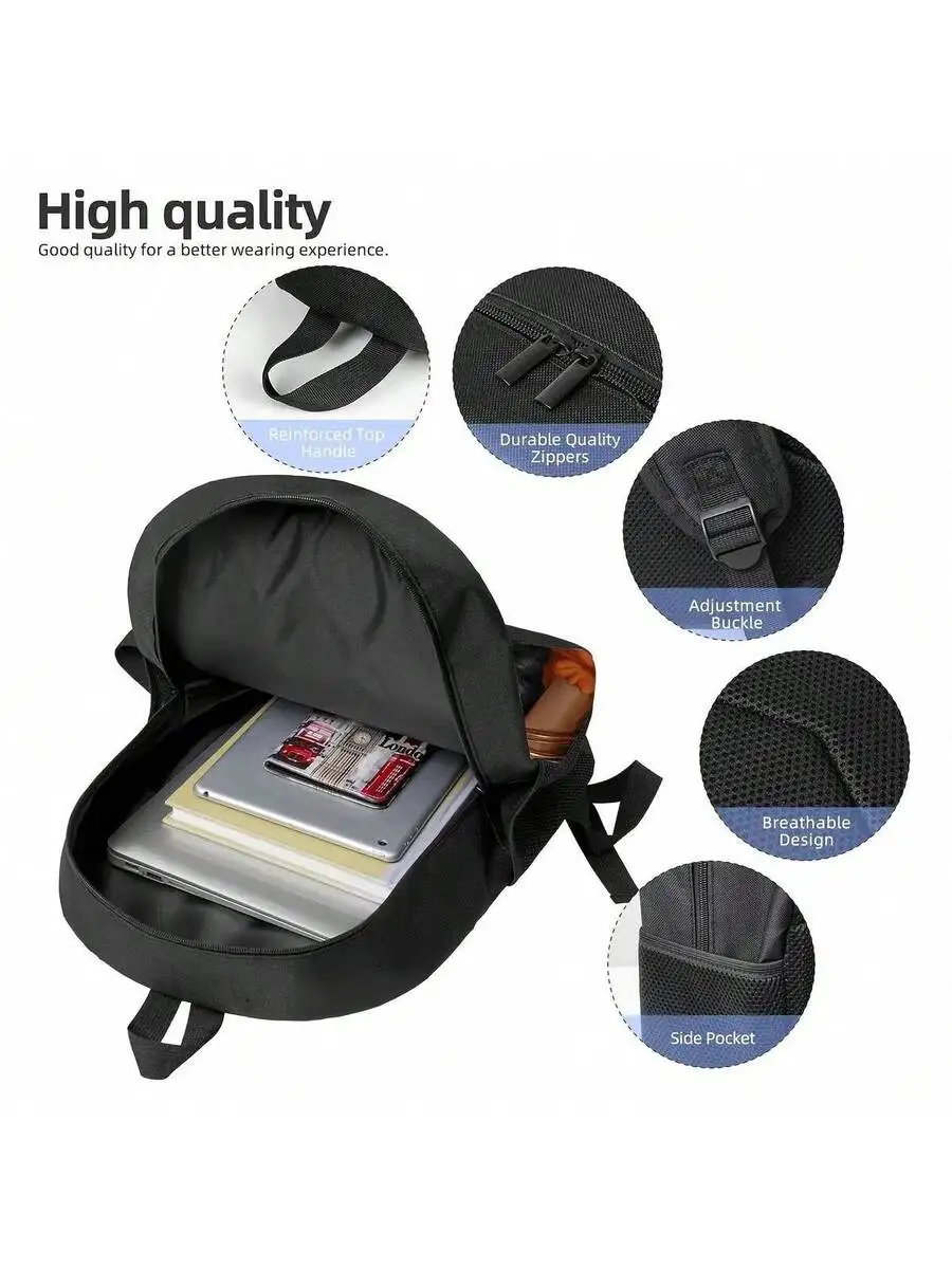 

Lightweight Laptop Backpack Large Capacity Travel Shoulder Bag Stylish Commuter Daypack For Work School