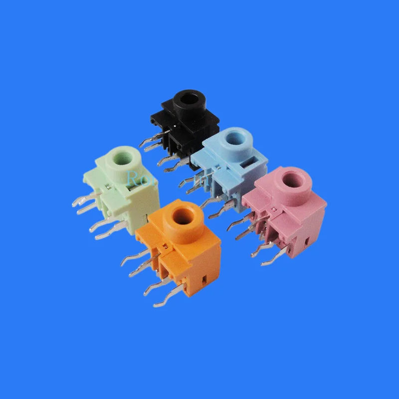 100pcs/strong flashlight switch YT-1712-223C 2 on 2 off 3 pin self-locking switch 1A desk lamp button