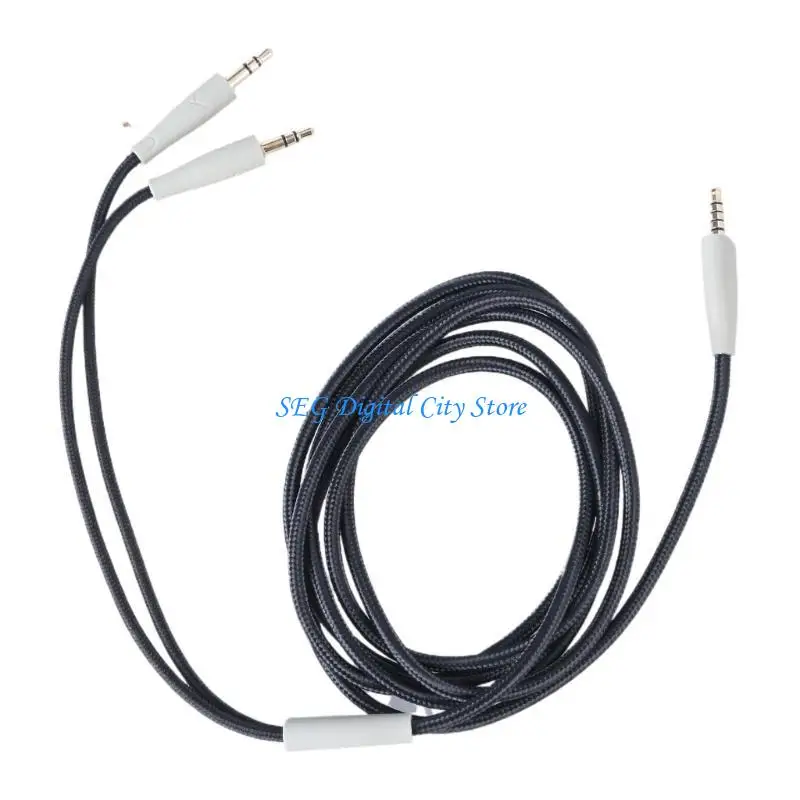 

U75B Highly Performances 3.5mm Headphone Cable for MMX100 Earphone Woven Headphones Wire for Better Sound Quality