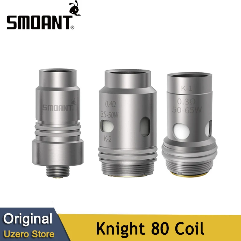 Smoant Knight 80-bobina RBA Original, vaporizador de doble malla de 0,3 ohm, para Kit Knight 80 Pod / Pasito II