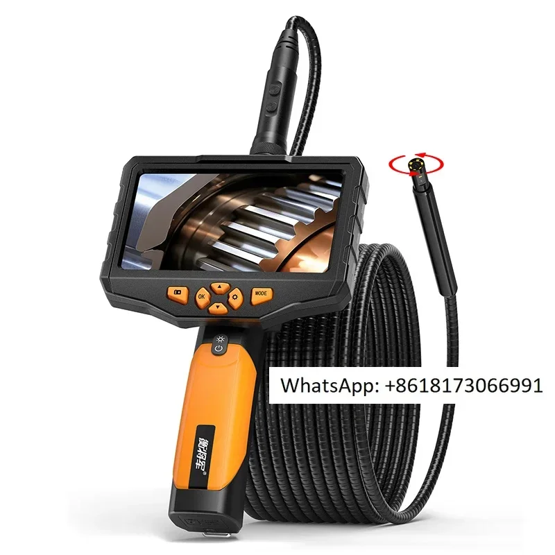 720 degree rotating endoscope, high-definition camera, automotive maintenance, industrial pipeline detector, waterproof