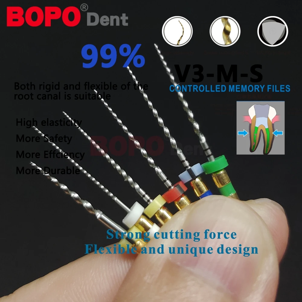 6 قطعة/صندوق الأسنان إندو SC قناة الجذر ملف دوار التنشيط الحراري ملفات NiTi محرك استخدام 31 مللي متر/25 مللي متر تفتق 04/06 إندو ملفات دوارة #3