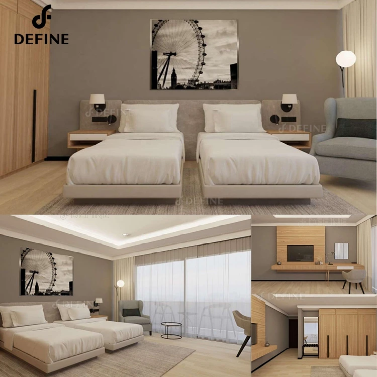 Professional Supplier Wholesale High Quality 5 Star Luxury King Size Hotel Room Furniture Set