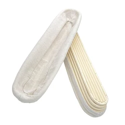 Dough Proofing Basket 3 Sizes Available Baguette Banneton Natural Rattan Basket Fermentation Baking Tools for Home Bakers