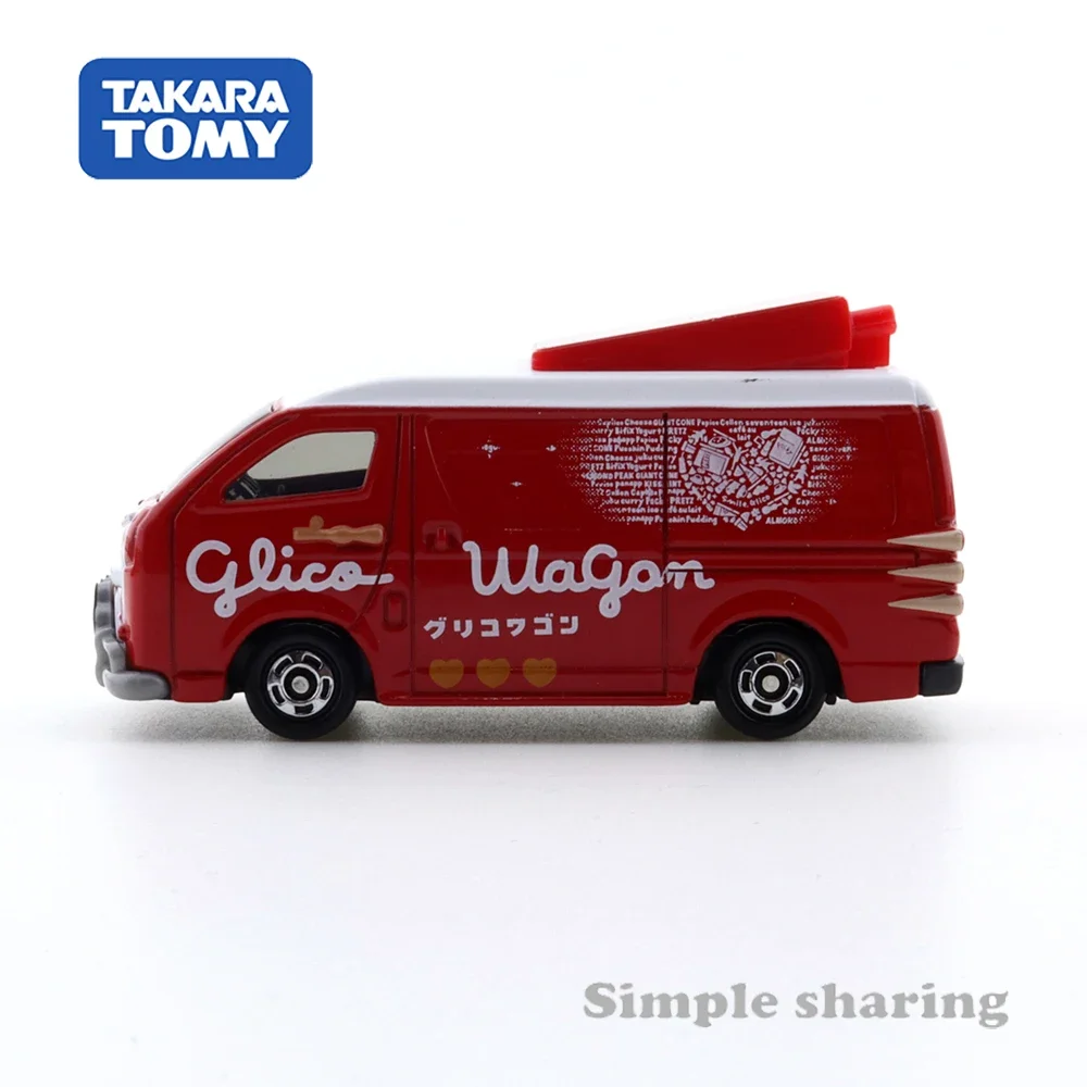 Takara Tomy Tomica No.58 Glico Wagon 1:64 Auto Hot Pop Kinderen Speelgoed Motorvoertuig Diecast Metaal Model Collectibles Nieuwe