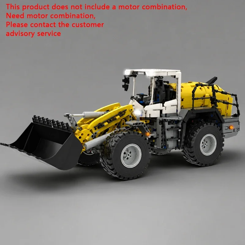 2498PCS City Car Model MOC Building Bricks 1:15 Scale RC Wheel Loader Modular Technology Holiday Gifts Assemble Toys Suit