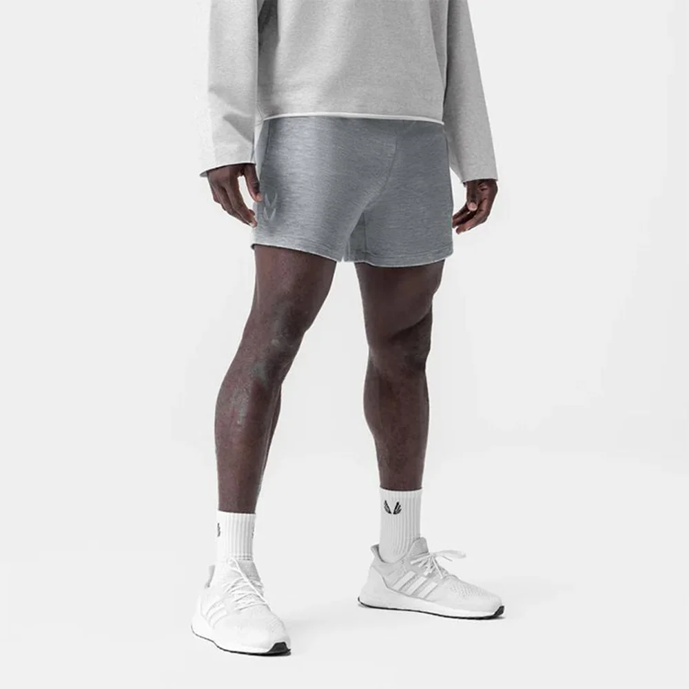 Mens Shorts Embroidered Zipper Pocket Jogging Sports Shorts Breathable Slim Fit Gym Simple Fitness Casual Shorts Men'S Wear 2024