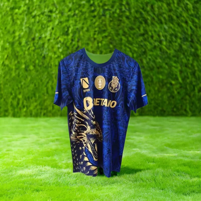 

Vintage Porto Special Edition Jersey Football T-shirt Quick Drying Breathable Sports Clothes Training Tee Men Clothing Kids Tops
