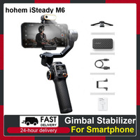 Hohem iSteady M6 3-Axis Smartphone Gimbal Stabilizer for iPhone 15/14/13/12/11 Series Huawei Mate 60/50/40/30/ P50 Pro