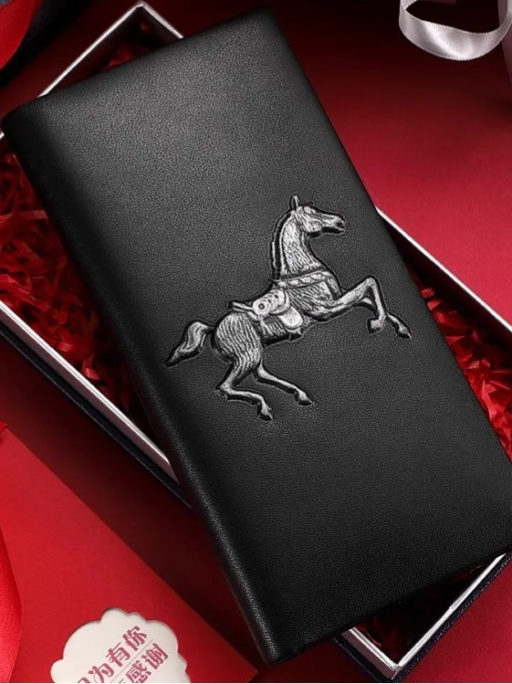 

Мужской кошелек из натуральной кожи Pisdo, длинный модный роскошный клатч из воловьей кожи, держатель для карт, синтетический интерьер, молодежный вертикальный костюм