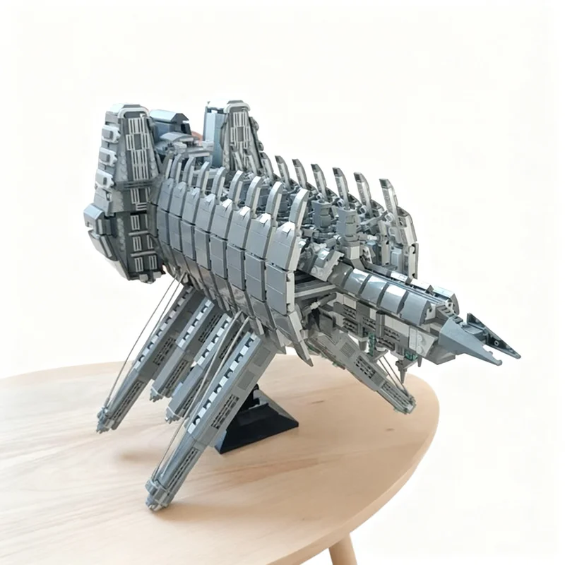 4370PCS MOC Interstellar Exploration Vehicle Model Futuristic Decorative Construction Puzzle Blocks Exhibit Collector Toy Gift