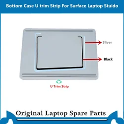 New for Microsoft Surface Laptop Studio 1964 Bottom Case U Trim Decorative Strip Tags with Tape