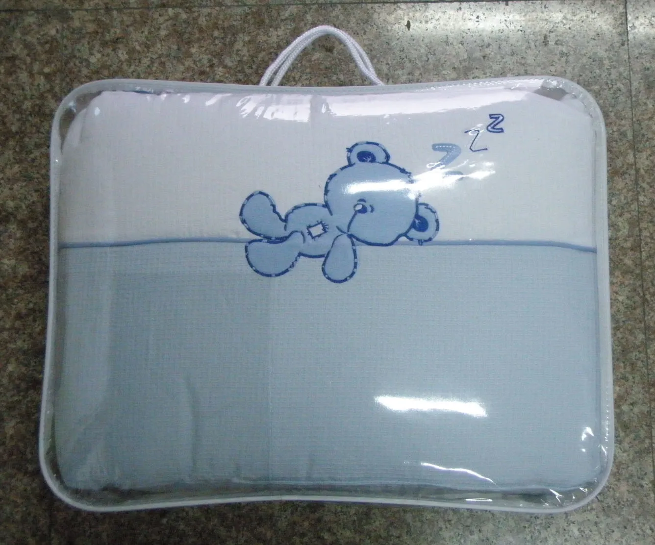 Applique Set tempat tidur bayi, Set seprai kamar tidur kamar bayi baru katun