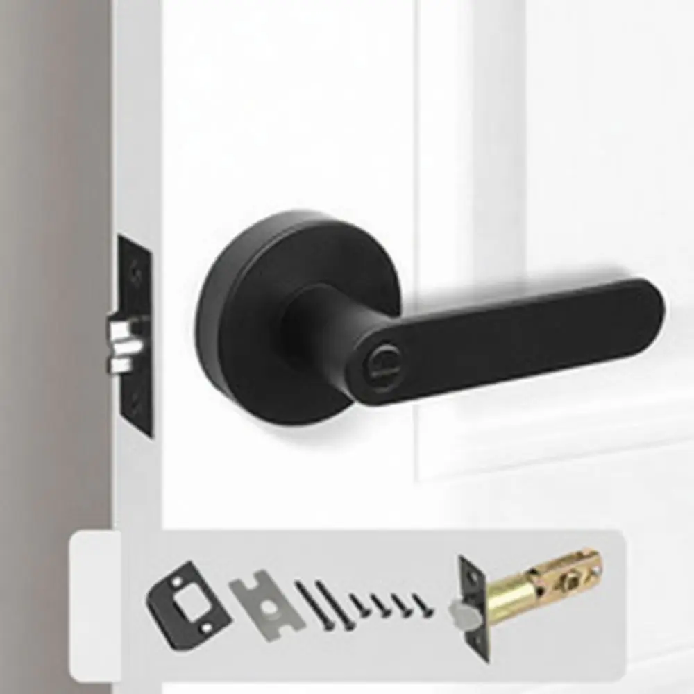 Premium Rolling Gate Lock Central Opening Cross Core Anti Theft Shutter Door Hardware Modern Simple Design Style