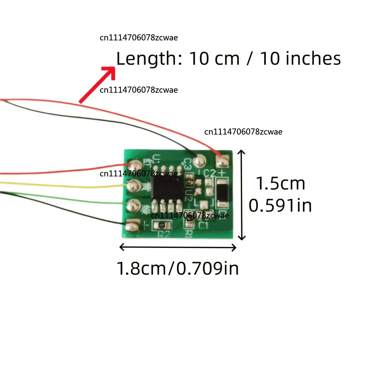 Micro Mini Automatic Red Yellow Green Cycle Control PCB Board For Miniature Train Track Crossing Traffic Signal Light Diorama Ho