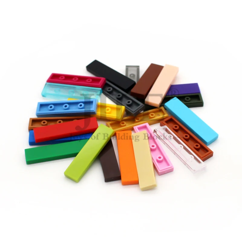 بناية من مكعبات البناء ، طوب رفيع الشكل ، 1 × 4 ، متوافق مع ، ألعاب بناء إبداعية تعليمية ، سلسة #3