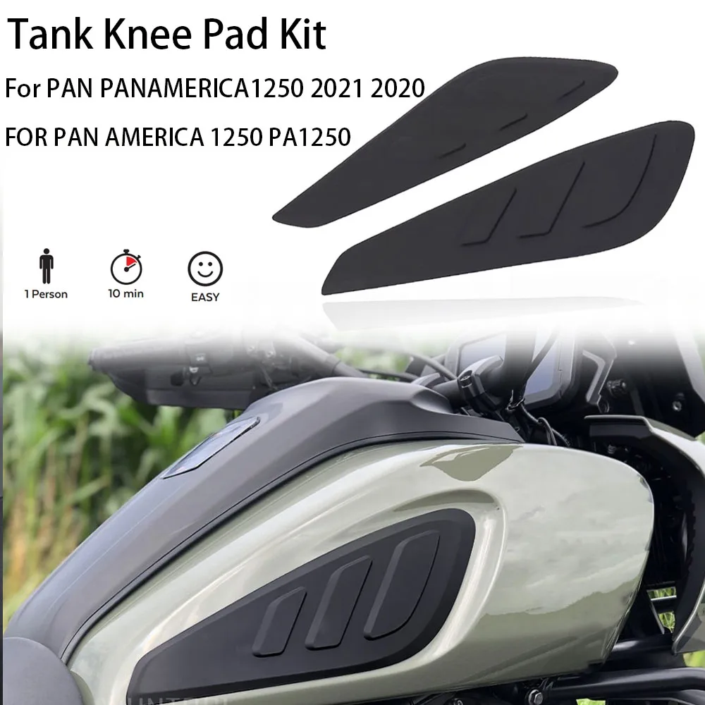 Motorcycle Non-slip Side Fuel Tank Stickers Waterproof Pad Rubber Sticker FOR PAN AMERICA 1250 PA1250 PANAMERICA1250 2021