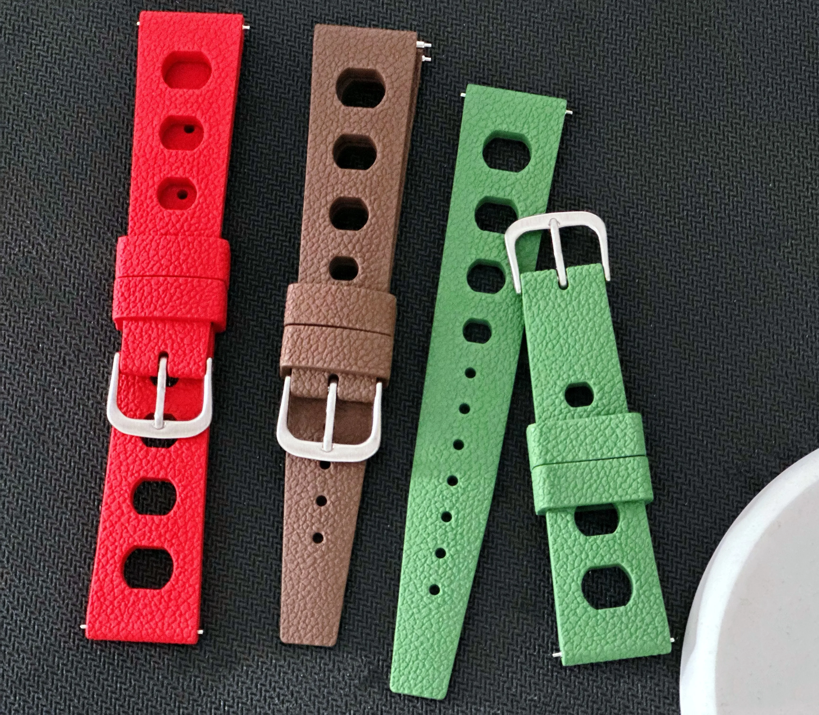 Tropical Fluororubber Strap For Oris S-eiko Citizen Quick Release Watch Band 20mm 22mm New FKM Tropical Strap Smart Watch Strap - Image 5