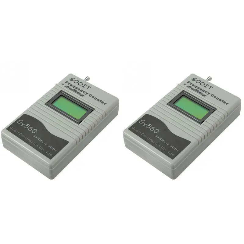 2X Frequency Test Device For Two Way Radio Transceiver GSM 50 Mhz-2.4 Ghz GY560 Frequency Counter Meter-A86G