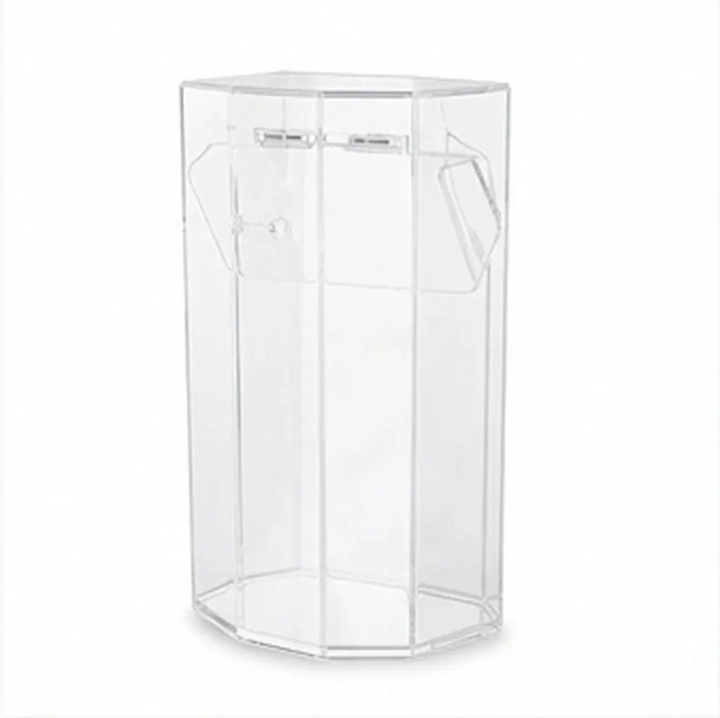 Acrylic Makeup Brush Storage Container Transparent Desktop Organizer for Cosmetics Lipstick Eyebrow Brushes Nail Polish Jewelry