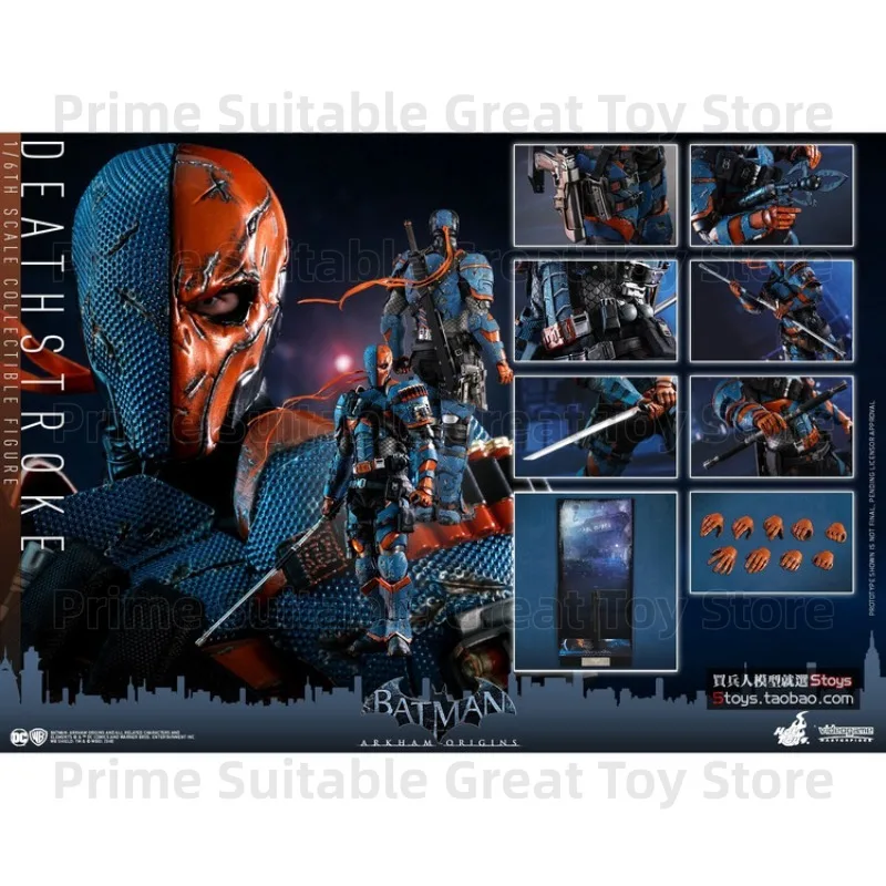 【In Stock】Original HT HOTTOYS VGM30 Batman Arkham Origins Arkham Assassin Deathstroke Gift&Collection