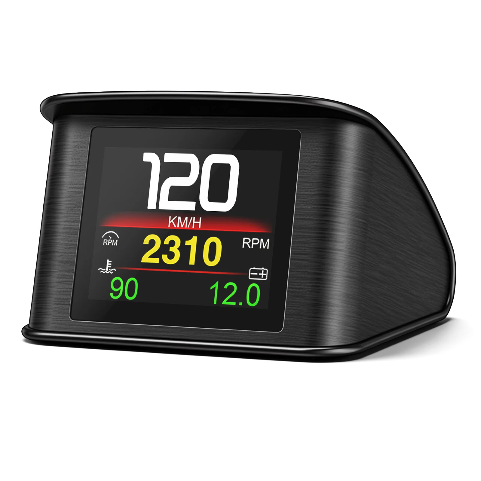 P10-PRO OBD2 HUD Digital Speedometer Gauge Overspeed Alarm With Russia Korean Language Smart Digital Tachometer Meter Water Temp