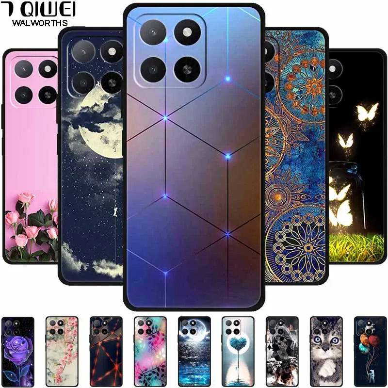 Soft Lovely Covers For Honor X5B Case TPU Cool Animal Color Back Cover for Huawei Honor X5B Plus Case x5b x5bplus Print Silicone