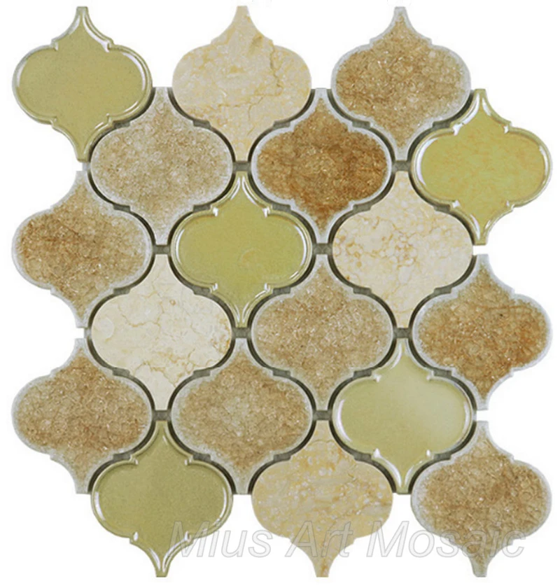 

Fashion design lantern ceramic mosaic DIY sticker