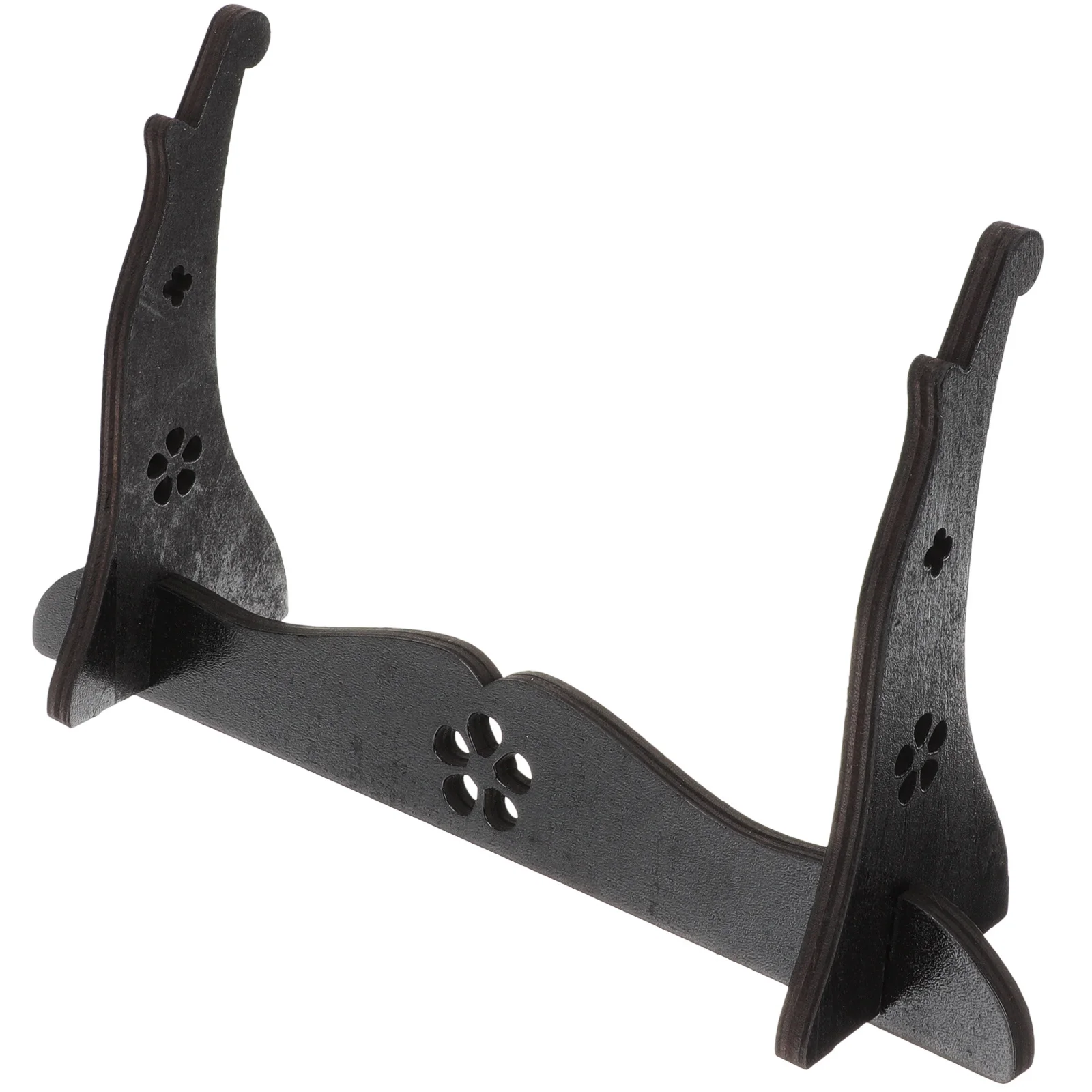 

Display Storage Holder Rack Wooden Desktop Organizer Single Layer Swords Holder For Collection Storage Stand