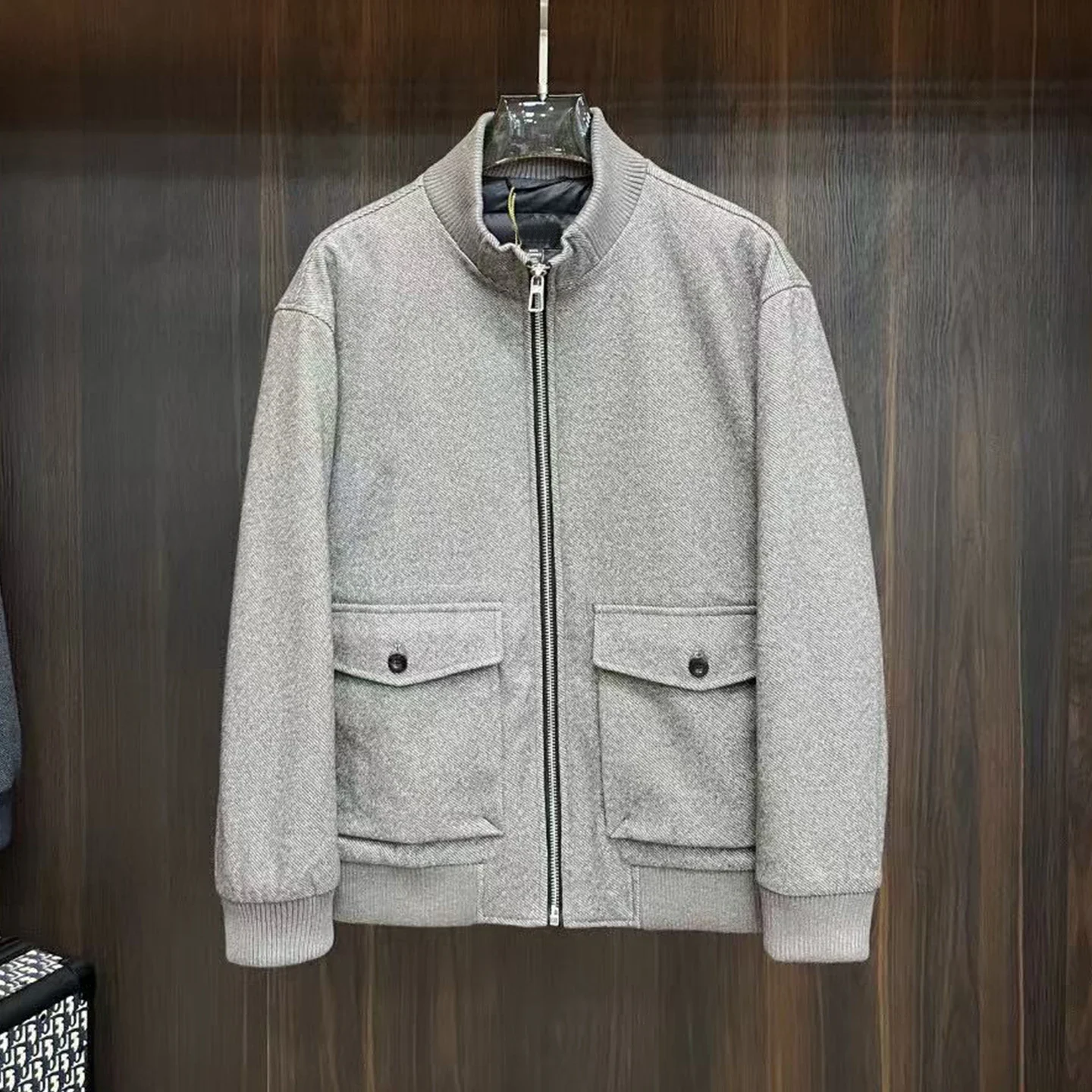 Italy LP 25aw stand-up collar men's down jacket pocket jacket