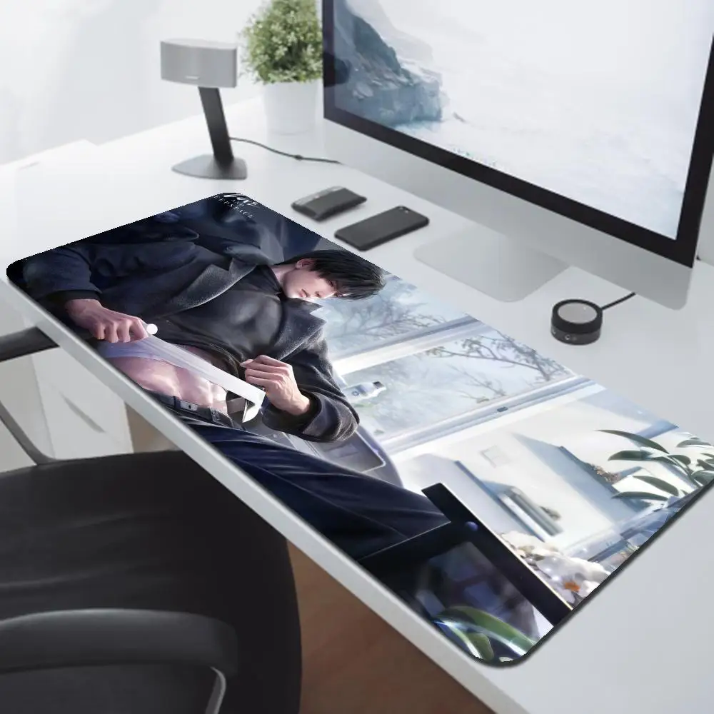 Mouse Pad Game Love And D-deepspace Keyboard Pad Office PC Zayne Gamer Cabinet Mousepad Laptop Anime Man Black Extended Desk Mat