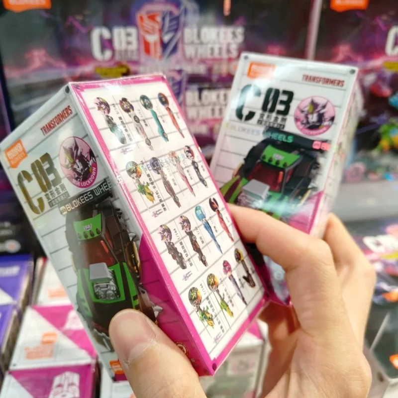 Blokees Transformers New Block Assembleable Wheels Car Model C03 Blind Box Springer Helicopter Lockdown Collectible Toy Gift view 5