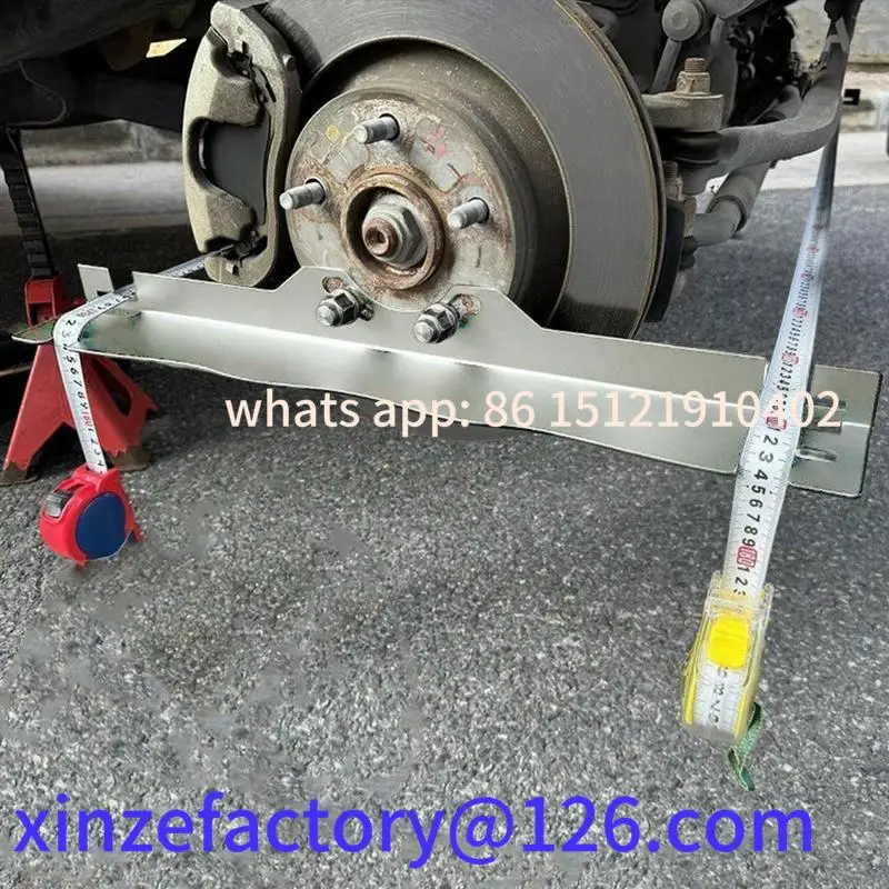 

Customizable Toe Alignment Tool 2x Stainless Steel Wheel Toe Alignment Plates Heavy-Duty